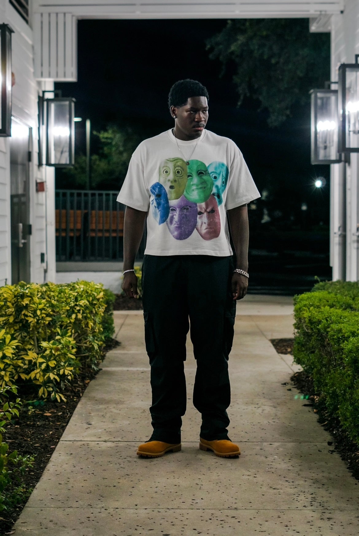 White Vivid Expression Tee