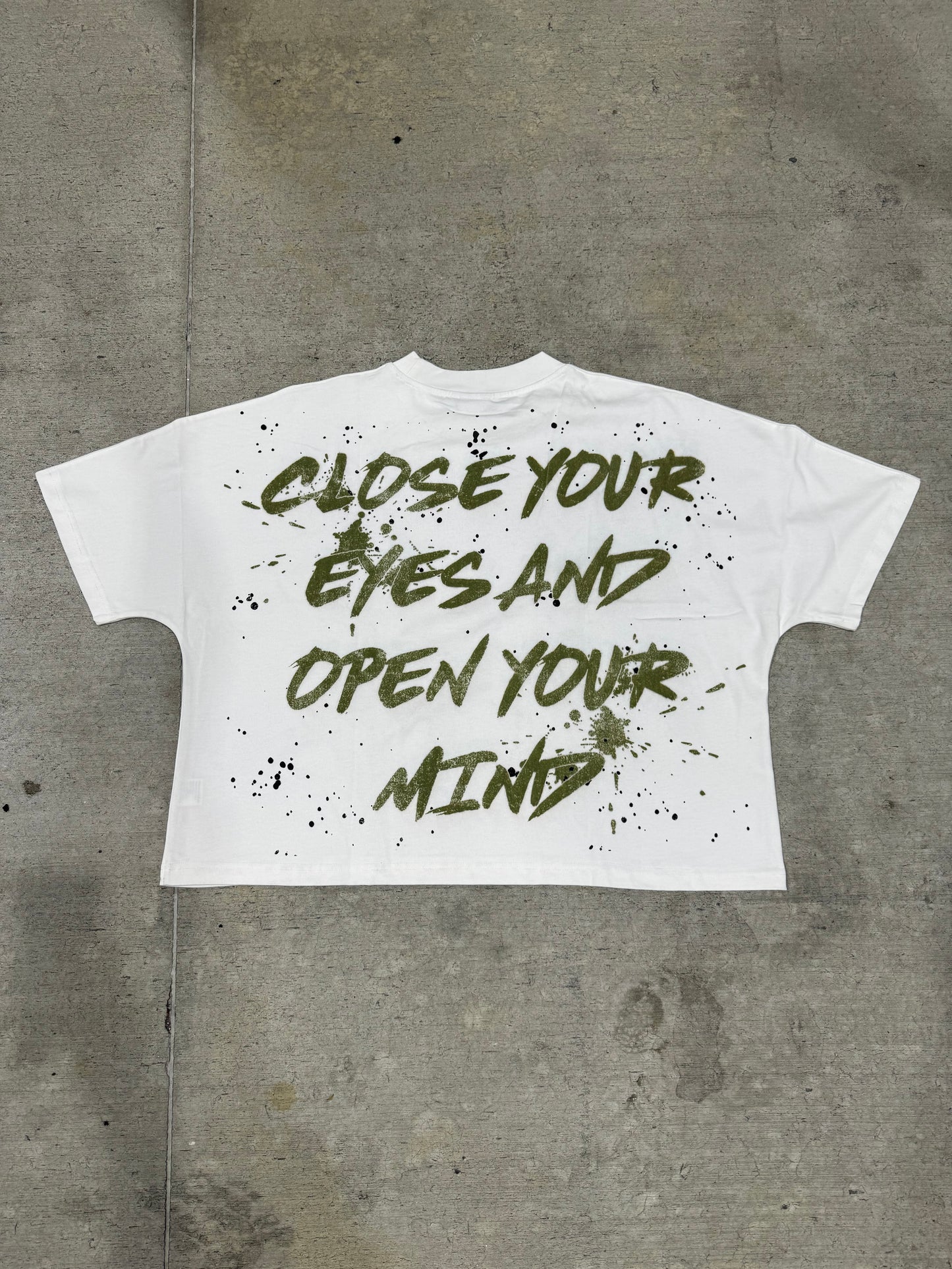 White Camo Face Tee